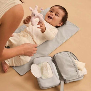 Ergobaby Portable Changing Pad | 2 In 1 Diaper Bag & Cushioned Mat