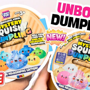 RMS Squishy Bun Holographic Mystery Squishy Dumpling