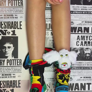 Madmia Hogwarts And Hedwig Socks-6-10 Years