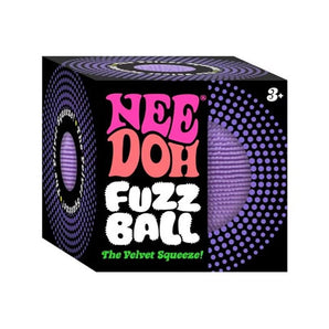 NEEDOH Fuzz Ball Velvet Squeeze Purple