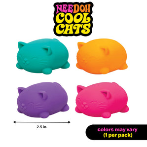 NEEDOH Cool Cat Squishy Fidget Toy Purple