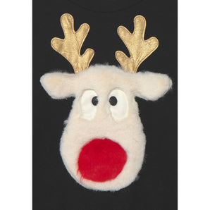 Green Christmas Red Nose Reindeer Sweatshirt
