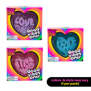 NEEDOH Good Vibes Only Squishy Fidget Toy Blue