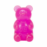Pink NEE DOH Gummy Bear squishy fidget toy with smooth, translucent finish.