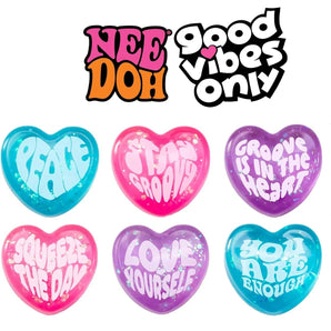 NEEDOH Good Vibes Only Squishy Fidget Toy Pink
