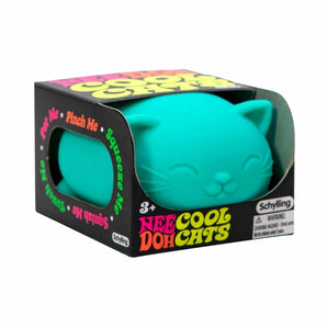 NEEDOH Cool Cat Squishy Fidget Toy Green