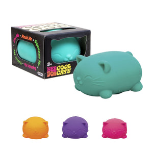 NEEDOH Cool Cat Squishy Fidget Toy Green