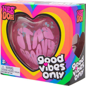 NEEDOH Good Vibes Only Squishy Fidget Toy Pink