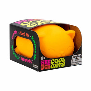 NEEDOH Cool Cat Squishy Fidget Toy Orange