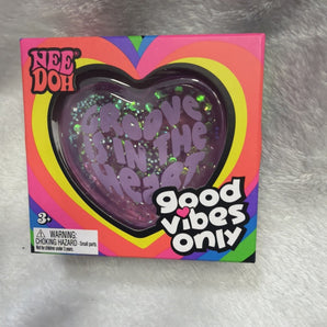 NEEDOH Good Vibes Only Squishy Fidget Toy Purple