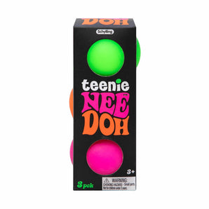 NEEDOH Teenie Groovy Glob  Three Pack  Sensory Toy-Pack of 3