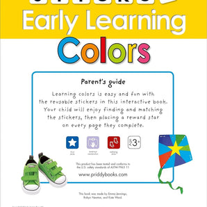 Sticker Early Learning: Colors: With Reusable Stickers
