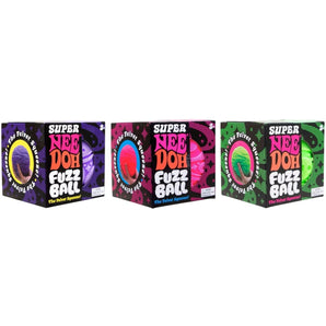 NEEDOH Super Fuzzball Squishy Fidget Toy Purple