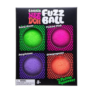 NEEDOH Teenie Fuzz Ball  Squishy Fidget Toy-Pack of 4