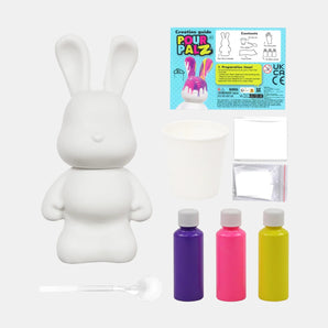 Pour Palz DIY Paint Bunny Vivid Violet (Assorted)