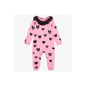 Wauw Capow Amelia Heart Baby Girls Romper Jumpsuit