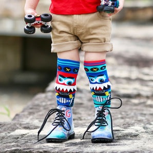 Madmia Monster Truck Socks-6-10 Years