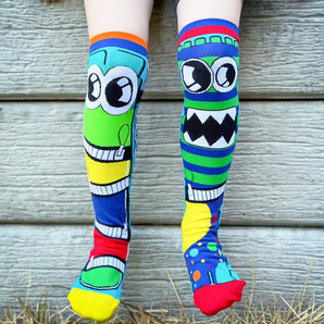 Madmia Silly Monster Socks-6-10 Years