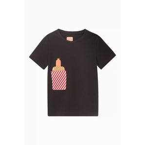 Wauw Capow Pocket Black Snack T-Shirt