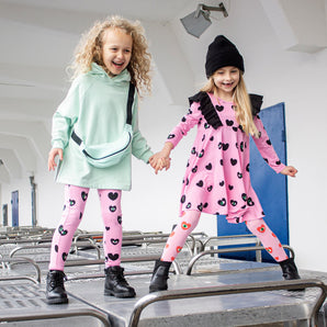 Wauw Capow Girls Pink  Heart Dress
