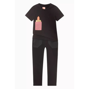 Wauw Capow Pocket Black Snack T-Shirt