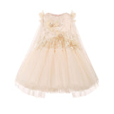 Junona Enchanting Girls Beige Occasion Dress | Kids Fashion - My Little Thieves