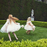 Junona Enchanting Girls Beige Occasion Dress | Kids Fashion - My Little Thieves