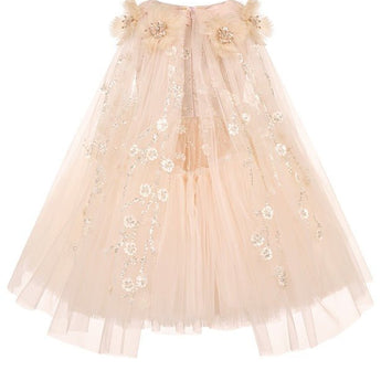 Junona Enchanting Girls Beige Occasion Dress | Kids Fashion - My Little Thieves