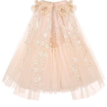 Junona Enchanting Girls Beige Occasion Dress | Kids Fashion - My Little Thieves