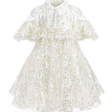 Junona Ethereal Girls Ivory Occasion Dress | Kids Fashion - My Little Thieves