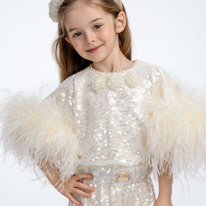 Junona Ivory Sequin Jumpsuit | Jumpsuit Girl - My Little Thieves