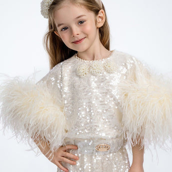 Junona Ivory Sequin Jumpsuit | Jumpsuit Girl - My Little Thieves