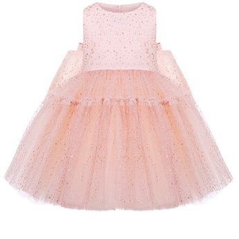 Junona Pink Tulle Dress | Girls Occasion Fashion - My Little Thieves