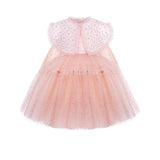 Junona Pink Tulle Dress | Girls Occasion Fashion - My Little Thieves