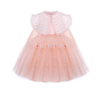 Junona Pink Tulle Dress | Girls Occasion Fashion - My Little Thieves