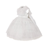 Junona White Tulle Girls Occasion Dress | Kids Fashion - My Little Thieves