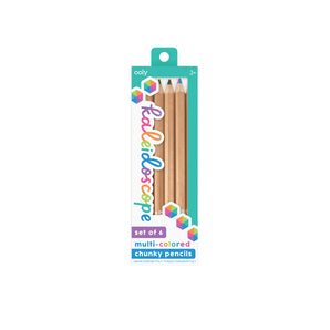 Kaleidoscope Multi Colored Pencils - Set of 6