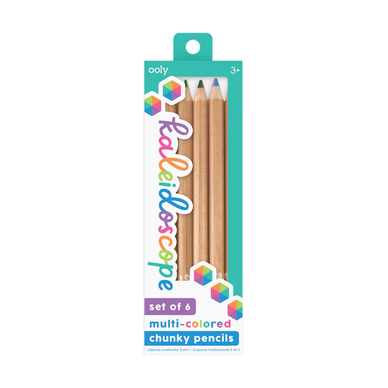 Kaleidoscope Multi Colored Pencils - Set of 6 - My Little Thieves