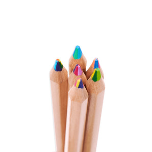 Kaleidoscope Multi Colored Pencils - Set of 6