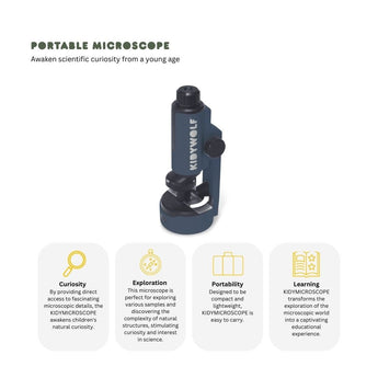 Kidywolf Kidymicroscope Portable Kids Stem Microscope - My Little Thieves