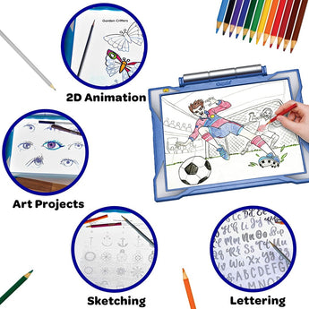 Light - Up Tracing Pad (Boy) - My Little Thieves
