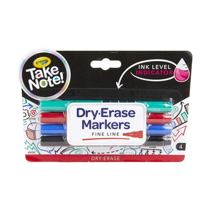 Low Odor Dry Erase Markers, Fine Tip, 4 Count - My Little Thieves