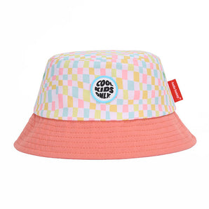 Bucket Hat - Pinky Square 9-18 months