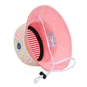 Bucket Hat - Pinky Square 9-18 months