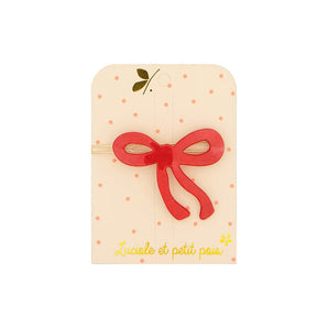 Luciole Et Petit Pois Elegant Large Bow Hair Clip Timeless Style & Eco Friendly | Hair Accessories - My Little Thieves