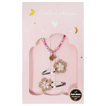 Luciole Et Petit Pois Gift Box Set With Hair Clips And Bracelets | Gift Set - My Little Thieves