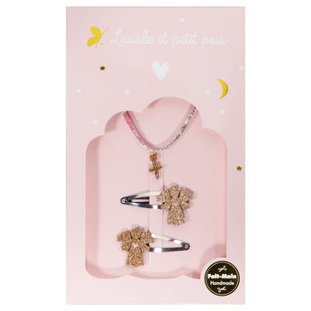 Luciole Et Petit Pois Gift Box Set With Hair Clips And Bracelets | Gift Set - My Little Thieves