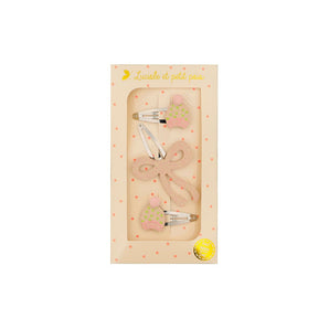 Luciole Et Petit Pois Les Trios Love Gift Set Elegant Trio Hair Clips Collection | Hair Accessories - My Little Thieves