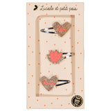 Luciole Et Petit Pois Les Trios Love Gift Set Elegant Trio Hair Clips Collection | Hair Accessories - My Little Thieves