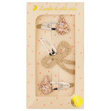 Luciole Et Petit Pois Les Trios Love Gift Set Elegant Trio Hair Clips Collection | Hair Accessories - My Little Thieves